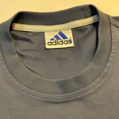 adidas グレー ロゴ入り 長袖CL IALITEスポーツシャツ
