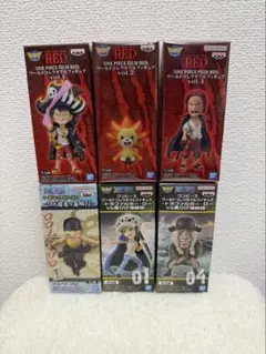 ワンピース ワーコレダブルフィギュア6体セット 新品未開封