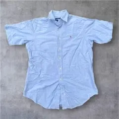 ラルフローレン 半袖 ボタンダウンシャツ 90's オックスフォード生地