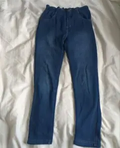 breeze パンツ 裏起毛 デニム 140