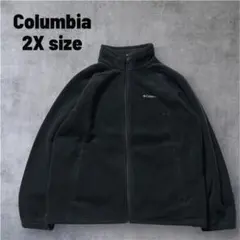 が*る様 Columbia フリースジャケット ブラック サイズ表記 2X