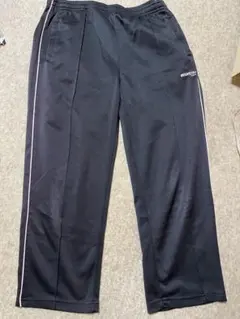 Kaepa ジャージ パンツ ブラック ピンクライン