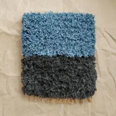 ノッティング織り　ミニラグ　ハンドメイド　⑧