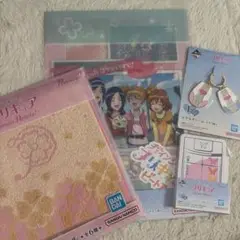 プリキュア　1番くじ　F賞メタルチャーム　G賞ハンドタオル　Ｉ賞 4点セット