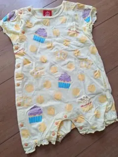BABY DOLL カップケーキ柄ロンパース 70