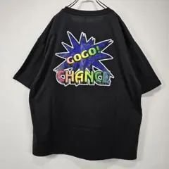 パチスロ　ジャグラー　Tシャツ　4L　ビッグサイズ　ロゴ　ブラック　人気　古着
