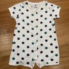 ✴︎最終値下げ✴︎PETIT BATEAU 星柄ロンパース半袖 74cm
