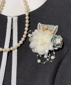 NO.25ハンドメイドコサージュ 入学式卒業式 入園式　卒園式