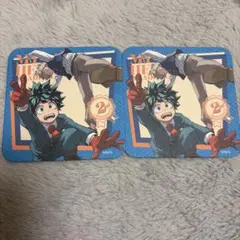 【本日発送】ヒロアカ　アートコースター rivals 爆豪　緑谷