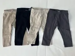 H&M organic cotton ベビーパンツ　74 4枚セット　おまけ有