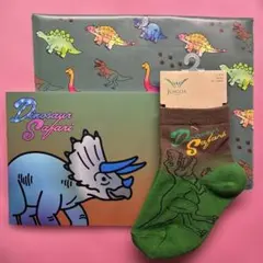 ジャングリア　キッズソックス、ノート、ケース　3点セット