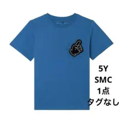 新品　SMC ロゴハンドワッペン 半袖Tシャツ ブルー 5Yのサムネイル