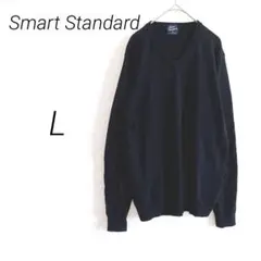 Smart Standard スクールニット　L ネイビー　カシミヤ入り