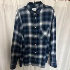 H&M リラックスフィット 長袖ネルシャツ