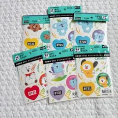 未使用　BT21 オリジナルステッカー 6枚セット