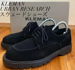 KLEMAN×URBAN RESEARCHブラック スウェードシューズ 箱付きのサムネイル
