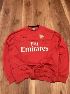 アーセナルFC Nike スウェット 赤 古着　ナイキ　プレミアリーグ