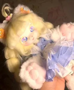 7/4まで出品 YOMeeDoll ペンギン アートドール ぬいぐるみ - メルカリ