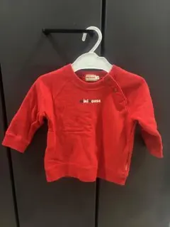 MIKI HOUSE トレーナー レッド 80cm