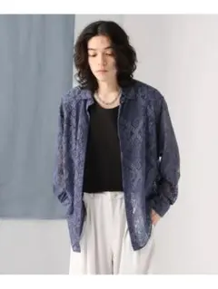 ひ*ろ様 HARE キカガクパターンレースシャツ