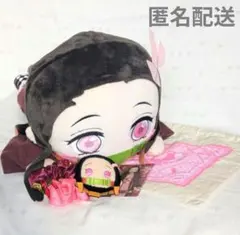 鬼滅の刃　竈門禰豆子　ねずこちゃんグッズ　メガジャンボぬいぐるみ　GU　カード