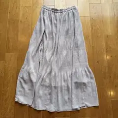 GU グレージュ　ウエストゴムスカート