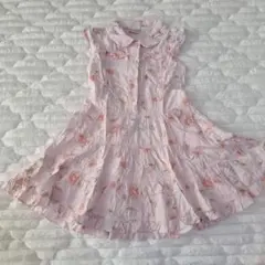 NEXT 花柄刺繍 ノースリーブワンピース
