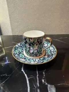ニンフェンブルク窯　デミタスカップ＆ソーサー アール・デコ様式 ニンフェンブルク窯 デミタスカップ＆ソーサー アール・デコ様式