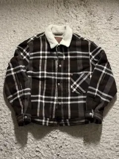 Levi's チェック柄 ボアジャケット
