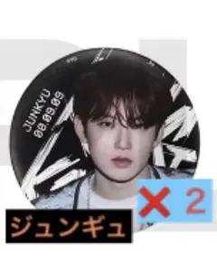 treasure King Kong キングコング　缶バッチ　ジュンギュ✖️2