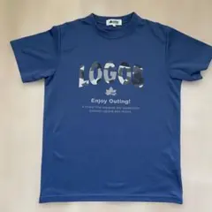 LOGOS ロゴス 半Tシャツ ブルー 160サイズのサムネイル