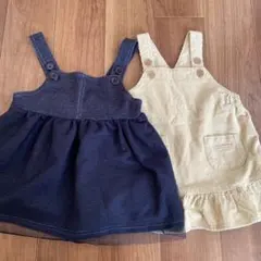 子供服まとめ売り　女の子　80 90 ジャンバースカート