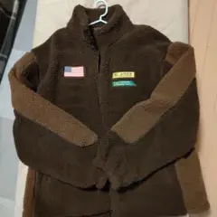 XLARGE ブラウン フリースジャケット XL