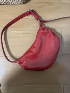 ZARA赤ハンドバッグ