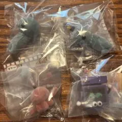 教育番組　フロッキーフィギュア ガチャ　タマ　ハカセ　パウル　コンプリート