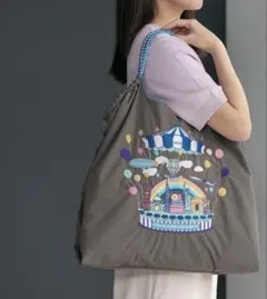6/30 ANA x Ball&Chain エコバッグ M グレー 機内限定③ - メルカリ