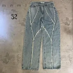 新品未使用】MNMLレザージッパーフレアパンツ 32 - メルカリ