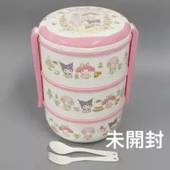 マイメロディ ティーパーティ3段ピクニックランチボックス サンリオキャラクターズのサムネイル