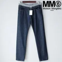 新品 MM6 マルジェラ 切替え 変形 デニム ジーンズ パンツ 42のサムネイル