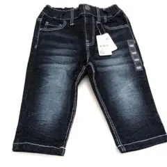 41　MPS. ライトオン キッズ デニム ハーフパンツ 100 新品タグ付き