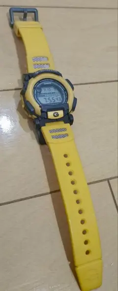 CASIO G-SHOCK DW003 イエロー デジタル腕時計 本体