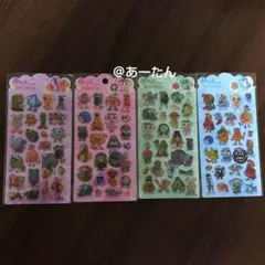 きゅん〜POPシール イタリアンブレインロット風シール ４枚セット