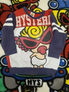 ヒスミニデカミニ　裏起毛　トレーナー90