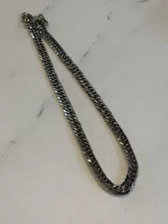 シルバー ステンレススチール チェーンネックレス 約58cm
