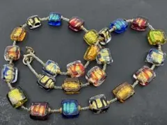 M6061 色石　ネックレス　ヴィンテージ アクセサリー