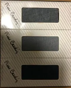 ※訳あり※Pierre Cardin メンズ ソックス 3足セット