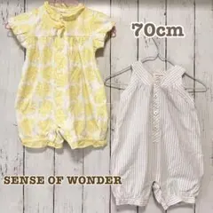 センスオブワンダー ロンパース 2枚セット 70cmのサムネイル