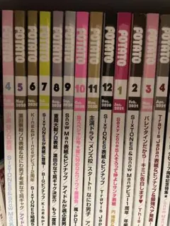POTATO 雑誌 2020年4月号 ～2024年1月号