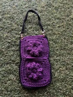 ハンドメイドポシェット（パープル）