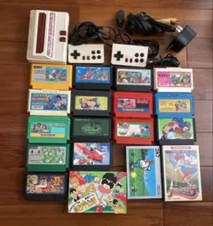 ファミコン互換機＆ジャンクソフト18本セット